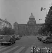 1982, Praga, Czechosłowacja.
Plac Wacława. W tle Muzeum Narodowe.
Fot. Romuald Broniarek, zbiory Ośrodka KARTA