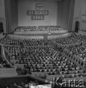 1983, Warszawa, Polska.
XI Zjazd Towarzystwa Przyjaźni Polsko-Radzieckiej w Sali Kongresowej.
Fot. Romuald Broniarek, zbiory ośrodka KARTA