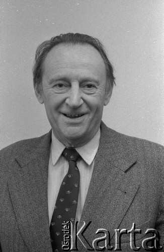 1984, Polska.
Kazimierz Olszewski - ambasador PRL w ZSRR w latach w latach 1978–1982.
Fot. Romuald Broniarek, zbiory Ośrodka KARTA