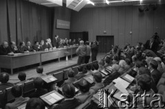 1984, Warszawa, Polska.
Inauguracja Studium Wiedzy o Związku Radzieckim i Stosunkach Polsko-Radzieckich.
Fot. Romuald Broniarek, zbiory Ośrodka KARTA