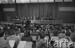 1984, Warszawa, Polska.
Inauguracja Studium Wiedzy o Związku Radzieckim i Stosunkach Polsko-Radzieckich.
Fot. Romuald Broniarek, zbiory Ośrodka KARTA