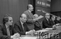 1985, Polska.
Plenum Towarzystwa Przyjaźni Polsko-Radzieckiej.
Fot. Romuald Broniarek, zbiory Ośrodka KARTA