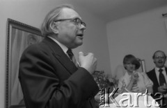 1985, Polska.
60-lecie dziennikarza Zygmunta Broniarka.
Fot. Romuald Broniarek, zbiory Ośrodka KARTA