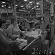 1986, Warszawa, Polska.
RSW Prasa-Książka-Ruch. Drukarnia na ulicy Okopowej.
Fot. Romuald Broniarek, zbiory Ośrodka KARTA