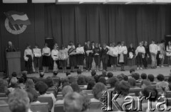 1986, Warszawa, Polska.
XVII Olimpiada Języka Rosyjskiego.
Fot. Romuald Broniarek, zbiory Ośrodka KARTA