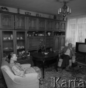 1.05.1986, Warszawa, Polska.
Aktor i spiewak operowy Bernard Ładysz z żoną Leokadią.
Fot. Romuald Broniarek, zbiory Ośrodka KARTA