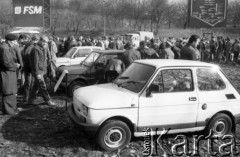 1986, Polska.
Wystawa polskiej motoryzacji. Fiat 126p.
Fot. Romuald Broniarek, zbiory Ośrodka KARTA