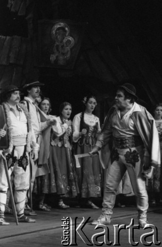 1986, Warszawa, Polska.
Teatr Wielki, opera 