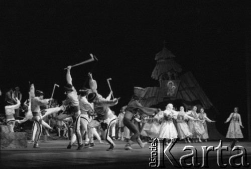 1986, Warszawa, Polska.
Teatr Wielki, opera 