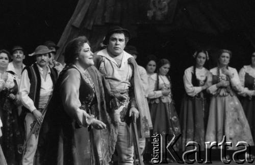 1986, Warszawa, Polska.
Teatr Wielki, opera 