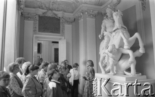 1987, Warszawa, Polska.
Pałac w Wilanowie.
Fot. Romuald Broniarek, zbiory Ośrodka KARTA