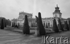 1987, Warszawa, Polska.
Pałac w Wilanowie.
Fot. Romuald Broniarek, zbiory Ośrodka KARTA