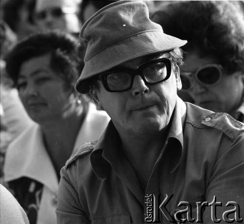 11-12.06.1977, Zielona Góra, Polska.
Dyrygent Henryk Debich na XIII Festiwalu Piosenki Radzieckiej.
Fot. Romuald Broniarek, zbiory Ośrodka KARTA
