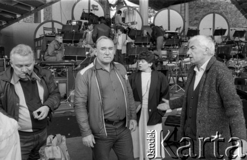 1986, Zielona Góra, Polska.
Organizatorzy XXII Festiwalu Piosenki Radzieckiej.
Fot. Romuald Broniarek, zbiory Ośrodka KARTA
