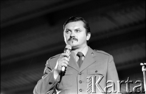 1987, Zielona Góra, Polska.
Występ podczas XXIII Festiwalu Piosenki Radzieckiej. 
Fot. Romuald Broniarek, zbiory Ośrodka KARTA