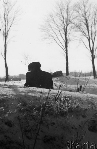 16.01.1945, Radomsko, Polska.
Front na przedmieściach miasteczka, 