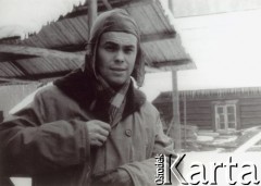 1957, Rabe (Podkarpacie), Polska.
Jacek Kuroń na obozie zimowym.
Fot. NN, kolekcja Jacka Kuronia, zbiory Ośrodka KARTA