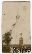 Lata 30., Żabie, woj. Stanisławów, Polska.
Kościół rzymskokatolicki.
Fot. NN, zbiory Ośrodka KARTA, udostępnił Stanisław Łucki