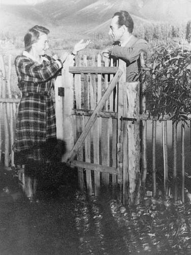 1955, Ust' Omczug, Kołyma, ZSRR.
Jezierska (imię nieznane) i M. Wigierski na zesłaniu.
Fot. NN, zbiory Ośrodka Karta, udostępnił Józef Romański.
