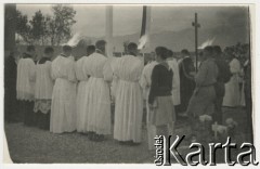 01.11.1942, Teheran, Iran.
Msza polowa na polskim cmentarzu w Zaduszki, n/z apel poległych.
Fot. Zygmunt Klemensiewicz, kolekcja Anny Skoczylas, zbiory Fundacji Ośrodka KARTA