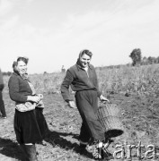 1958-1963, Giżycko, Polska.
Dziewczęta na wykopkach.
Fot. Ignacy Nikoniuk, zbiory Ośrodka KARTA, udostępniła Aldona Nikoniuk.

