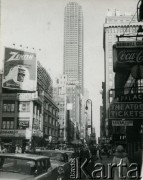 1958, Nowy Jork, USA.
Ruch miejski.
Fot. NN, zbiory Ośrodka KARTA, kolekcja Zbigniewa Suchodolskiego [AW III/315]
