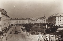1900-1914, Lwów, Austro-Węgry.
 Plac Mariacki, z lewej budynek hotelu 