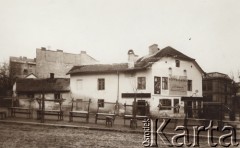 1900-1914, Lwów, Austro-Węgry.
 GosPoda przy ulicy Słodowej. Napis na szyldzie: 