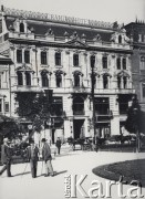 1900-1914, Lwów, Austro-Węgry.
 Fasada Grand Hotelu.
 Fot. NN, zbiory Ośrodka KARTA, udostępnił Jurij Karpenczuk
   
