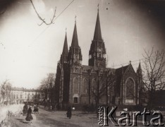 1900-1914 (?), Lwów, Austro-Węgry.
 Kościół św. Elżbiety.
 Fot. NN, zbiory Ośrodka KARTA, udostępnił Jurij Karpenczuk
   
