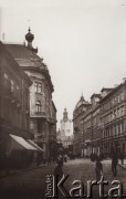 1900-1914, Lwów, Austro-Węgry.
 Ulica Jagielońska.
 Fot. NN, zbiory Ośrodka KARTA, udostępnił Jurij Karpenczuk
   
