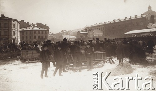 1900-1914, Lwów, Austro-Węgry.
 Targ zbożowy.
 Fot. NN, zbiory Ośrodka KARTA, udostępnił Jurij Karpenczuk
   

