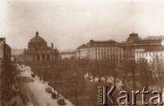 1920-1939, Lwów, Polska.
 Z lewej w głębi budynek Teatru Wielkiego.
 Fot. NN, zbiory Ośrodka KARTA, udostępnił Jurij Karpenczuk
   
