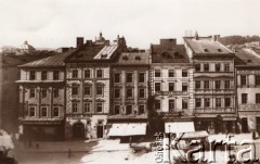Przed 1914, Lwów, Austro-Węgry.
 Fragment Rynku, szyldy sklepów i zakładów usługowych: 