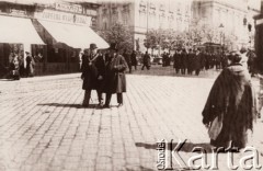 Przed 1914, Lwów, Austro-Węgry.
Rynek, mer miasta i deputowani.
Fot. NN, zbiory Ośrodka KARTA, udostępnił Jurij Karpenczuk
   
