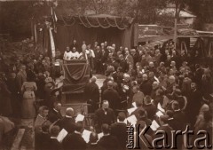 1900-1914, Lwów, Austro-Węgry.
 Poświęcenie budowy Domu Stowarzyszenia Rękodzielników 