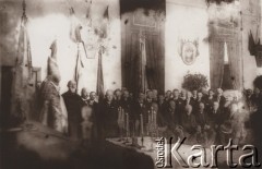1900-1914, Lwów, Austro-Węgry.
 Uczestnicy uroczystości, z lewej prawdoPodobnie arcybiskup.
 Fot. NN, zbiory Ośrodka KARTA, udostępnił Jurij Karpenczuk
   
