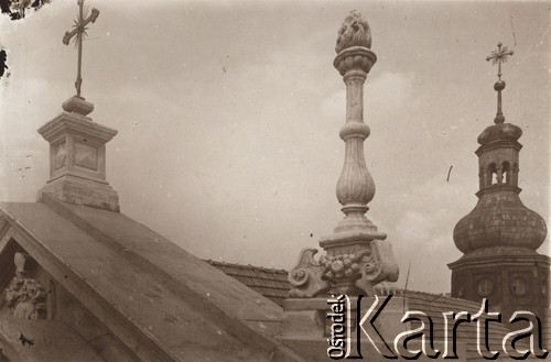 1900-1939, Lwów.
 Dach kościoła.
 Fot. NN, zbiory Ośrodka KARTA, udostępnił Jurij Karpenczuk
   
