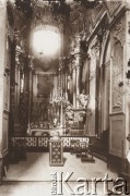 1900-1939, Lwów.
 Kościół Karmelitów, ołtarz w kaplicy.
 Fot. NN, zbiory Ośrodka KARTA, udostępnił Jurij Karpenczuk
   
