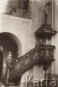 1912-1939, Lwów
 Kościół św. Elżbiety, ambona.
 Fot. NN, zbiory Ośrodka KARTA, udostępnił Jurij Karpenczuk
    
