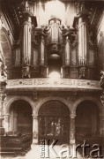 1900-1939, Lwów.
 Organy w jednym z lwowskich kościołów.
 Fot. NN, zbiory Ośrodka KARTA, udostępnił Jurij Karpenczuk
   
