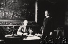 1915, Lwów.

 Generał austriacki z adiutantem.
 Fot. NN, zbiory Ośrodka KARTA, udostępnił Jurij Karpenczuk
   
