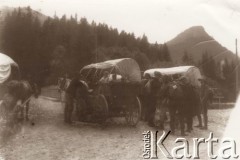 Przed 1914, brak miejsca, Austro-Węgry.
 Uczestnicy wycieczki w góry.
 Fot. NN, zbiory Ośrodka KARTA, udostępnił Jurij Karpenczuk
   
