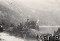 Przed 1914, brak miejsca, Austro-Węgry.
 Grupa skautów na wycieczce w górach.
 Fot. NN, zbiory Ośrodka KARTA, udostępnił Jurij Karpenczuk
   
