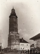 Przed 1914, Biecz, Austro-Węgry.
 Widok ratusza.
 Fot. NN, zbiory Ośrodka KARTA, udostępnił Jurij Karpenczuk
   
