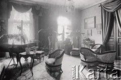 Przed 1914, Lwów, Austro-Węgry.
 Wnętrze pałacu Potockich.
 Fot. NN, zbiory Ośrodka KARTA, udostępnił Jurij Karpenczuk
   
