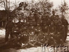 1915, Lwów, Austro-Węgry.
Żołnierze armii austriackiej.
Fot. NN, zbiory Ośrodka KARTA, udostępnił Jurij Karpenczuk