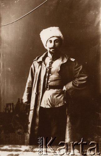 1914-1915, Lwów.
Rosyjski żołnierz (kozak?)
Fot. NN, zbiory Ośrodka KARTA, udostępnił Jurij Karpenczuk