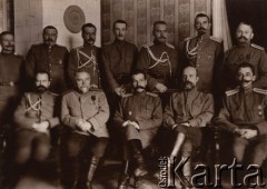 1914-1915, Lwów.
Grupa rosyjskich oficerów.
Fot. NN, zbiory Ośrodka KARTA, udostępnił Jurij Karpenczuk
