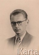 1942, Polska.
Władysław Bartoszewski, portret.
Fot. NN, zbiory Ośrodka KARTA